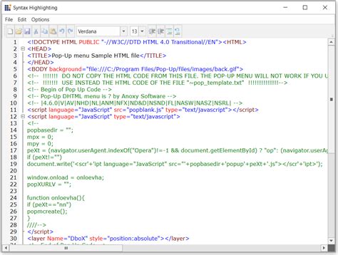 Wpf show html content