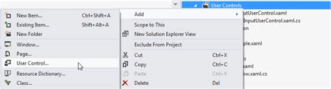 Wpf user control library.  UserControls are meant to compose multiple WPF control...
