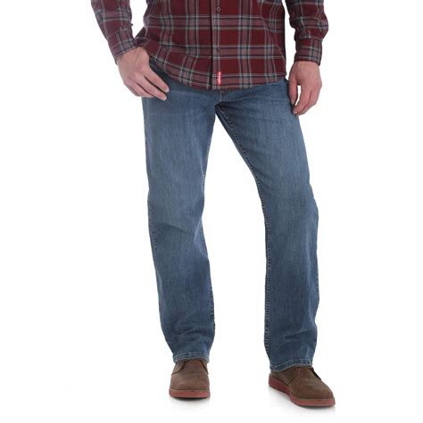 Wrangler Men's and Big Men's Relaxed Fit Jeans with Flex. 86607 4.3 out of 5 Stars. 86607 reviews. Available for Pickup or 3+ day shipping Pickup 3+ day shipping. Wrangler Men's and Big Men's Relaxed Fit Jeans. Best seller +5. $18.98. ... I have a pair of Wrangler's comfort fit waist band jeans 42x29. The band is truly flexible ("elastic") and …. 
