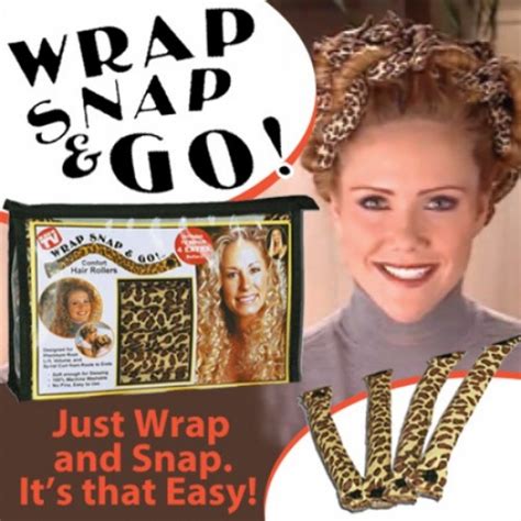 Wrap Snap and Go! Comfort Hair Rollers Curlers As seen on TV