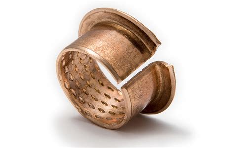 Wrapped Perforated Bronze Bushing CuSn8 Material