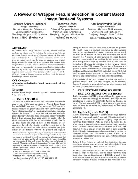 Wrapper feature selection.  Oct 15, 2024 · In this article we will see w...