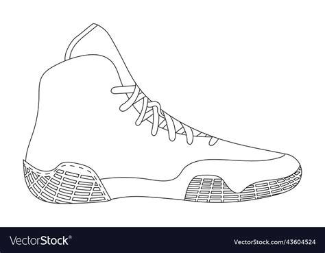 Wrestling Shoes Drawing