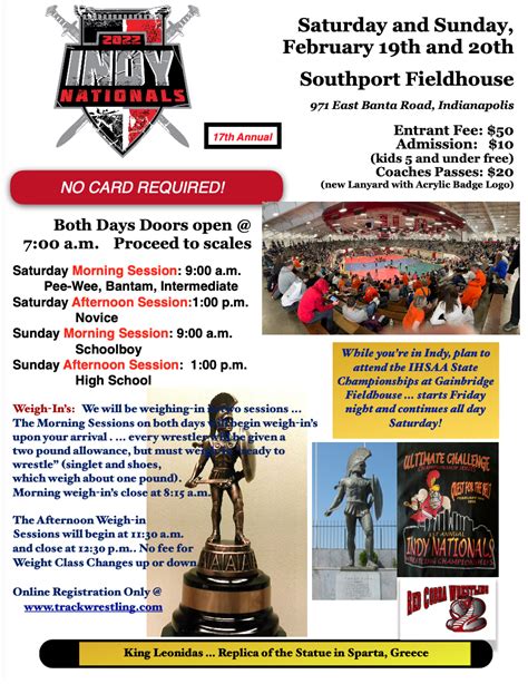 Wrestling Tournaments Detail View: Indy Nationals