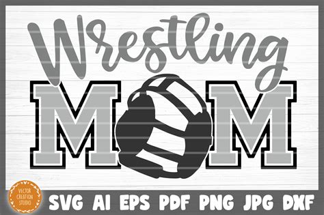 Knockout Wrestling Mom svg cutting file. Use this design w