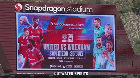 Wrexham AFC to play Man United in friendly in San Diego