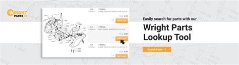 Wright parts lookup. 954-642-8899. Login/ Register. ×. Find Wright parts by the equipment type using our parts lookup. You can find Wright parts for Wright chainsaws, Wright trimmers, Wright blowers & more. Our parts lookup guide is easy to use. 