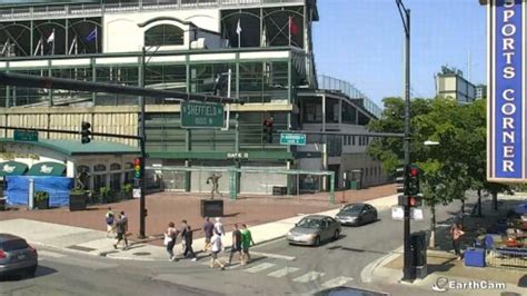Wrigley field web cam. 15,619 Likes. Play (virtual) ball with these live streaming webcam views of Wrigley Field in Chicago! EarthCam teamed up with Wrigleyville Sports - which has been located across from the iconic ballpark since 1990 - to share views of the Chicago Cubs' home with people around the world. Weather data is currently unavailable. 