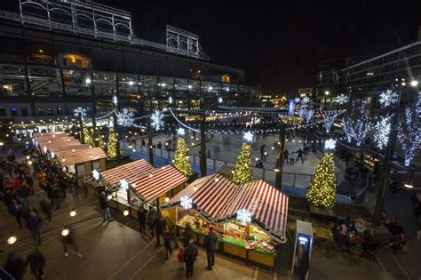 Wrigleyville christmas market. Aug 23, 2022 · There are three locations: Chicago, Aurora, and Wrigleyville. Chicago is home to its flagship market at Daley Plaza (50 W Washington Street). Hours of operation are Sundays to Thursdays from 11 a.m. to 8 p.m. and Fridays and Saturdays from 11 a.m. to 9 p.m. The Aurora location (brand new in 2022!) is located at RiverEdge Park and is open ... 
