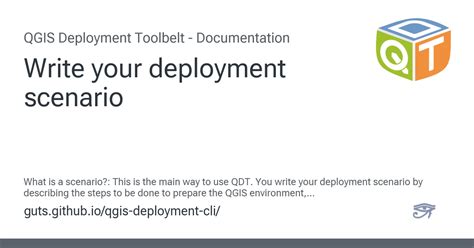 Write Documentation - QGIS