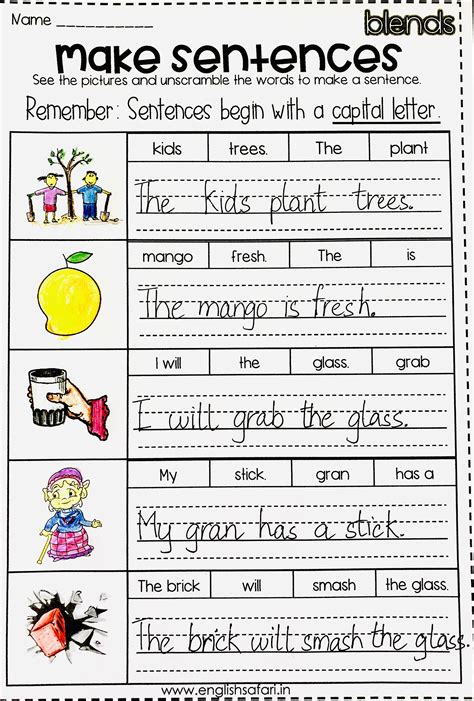 Write Sentences With Spelling Words