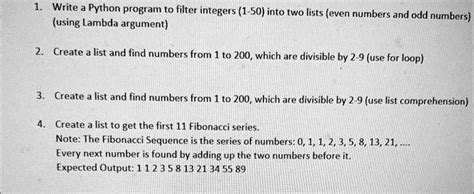 Write a python program to filter a list of integers using lambda.  The first argum...