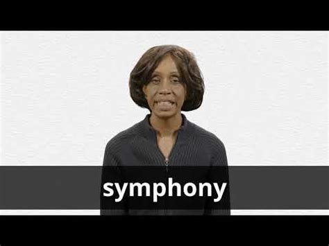 Write a symphony definition and meaning - Collins Dictionary