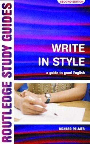 Write in style a guide to good english routledge study guides. - Rapport du comité d'étude sur l'enseignement dans les ecoles d'architecture de montréal et de québec.