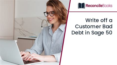 Write off customer bad debt - Sage