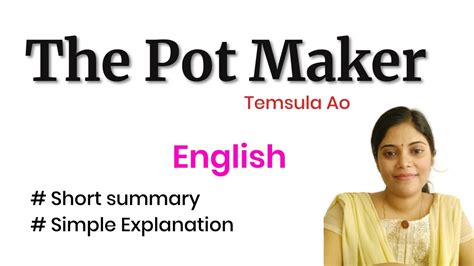 Write the summary of pot maker by temsula ao - Brainly