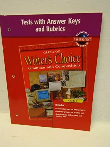 Writer choice tests with answer key. - La plupart des hommes meurent de chagrin.