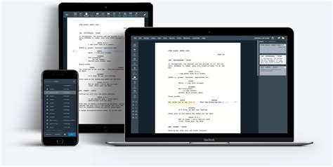 Writerduet. Free, professional, web/desktop/mobile screenwriting software used by professional writers around the world. 