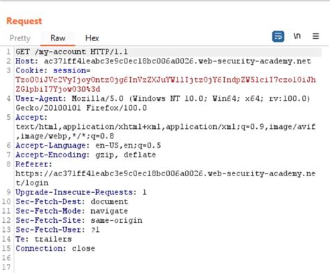 Writeup: Modifying serialized objects - Midnight Cyber Security