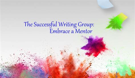 Writing Group Mentor