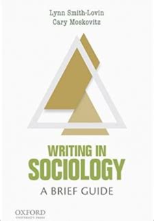 Writing Guide Department of Sociology UNC Charlotte