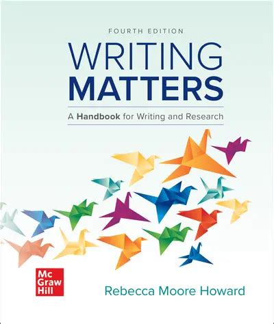Writing Matters A Handbook For Writing And Research