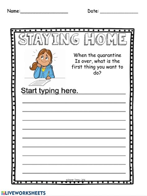 Writing Prompt Worksheet
