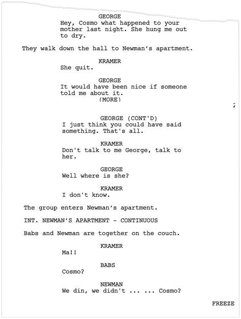 Writing a Script Seinfeld Scripts [Analysis & FREE PDF Download]