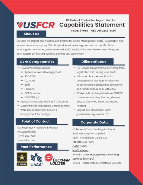 Writing a Winning Capabilities Statement in 2020