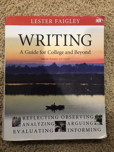 Writing a guide for college and beyond brief edition by lester faigley 2006 12 29. - A paddler s guide to quetico and beyond.
