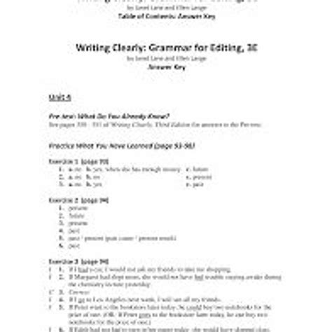 Writing clearly an editing guide answer key. - Tecumseh 10 hp engine manual hm100.