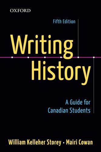 Writing history a guide for canadian students. - Welger rp 200 manual del operador.
