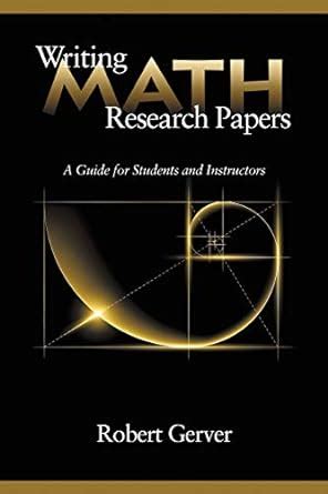 Writing math research papers a guide for students and instructors. - Potestà normativa del capo del governo..