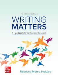 Writing matters a handbook for writing and research for unf. - Iec 60229 ed 2 0 b 1982 test su cavo.