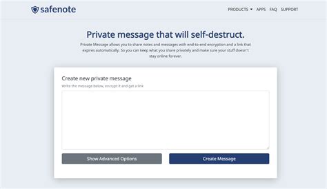 Writing secret anonymous message link.  Write the note below, encrypt it and...