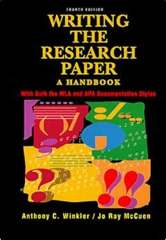 Writing the research paper a handbook with both the mla and apa documentation styles. - Fondements des réponses aux tests de coaching.