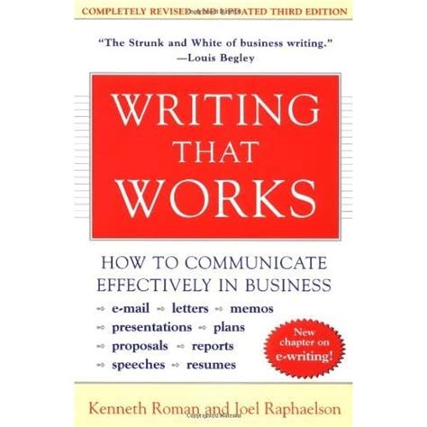 Full Download Writing That Works By Kenneth Roman