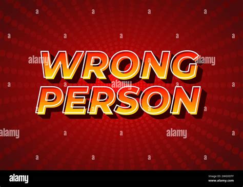 Wrong Person