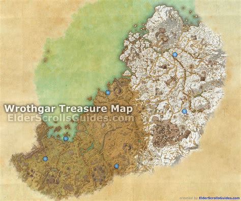 Orsinium Treasure Map 4 location of hidden chest (Wrothgar)