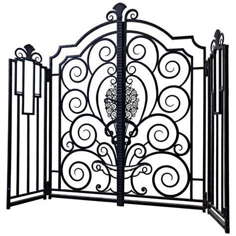 Wrought Iron Gates French - 60 For Sale on 1stDibs