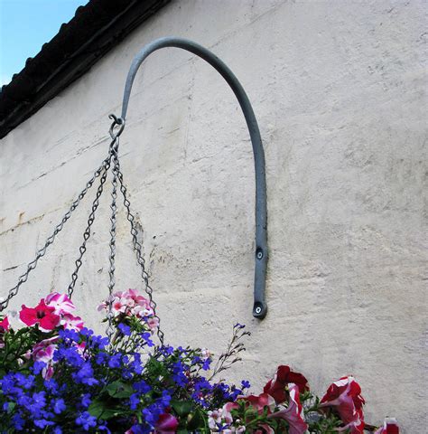 Wrought Iron Hanging Basket Bracket By Ironart of …