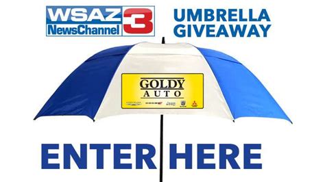Enter the WSAZ Umbrella Giveaway for your chance to win 