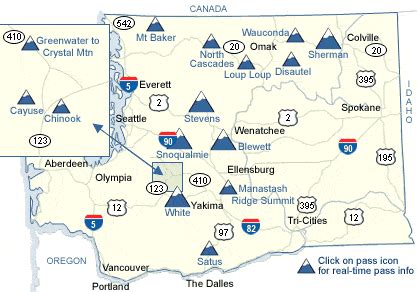 Travel. Real-time travel data. Mountain passes & winter travel. Crystal to Greenwater SR 410.. 