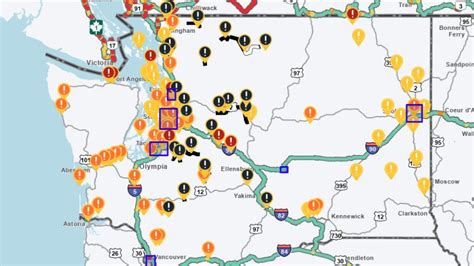 Wsdot road closures today.  &mdash; Westbound Interstate 90 at milepost 80 near Cle Elum re...