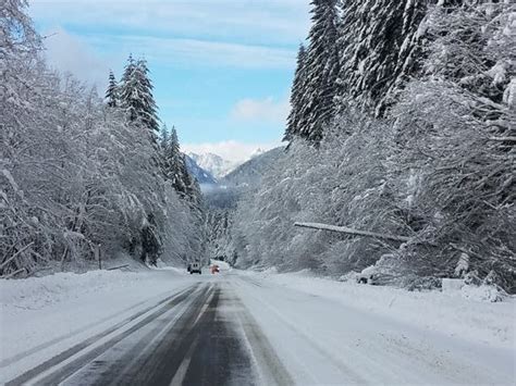 US 2 between Skykomish and Stevens Pass. I-90 North Bend to C