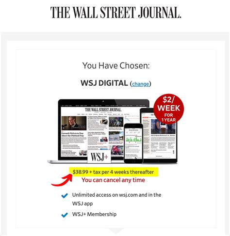 Contact Us; Search for: Sale! Home / Wall Street Journal WSJ Subscription and Barron’s Newspaper Subscription for 5 Years. Save Up To 77% Off! $ 561.00 $ 129.00. ... Wall Street Journal has been the most prestigious and reliable news paper regardless of whether it is in its original printed form or the new digital version. Related products Sale! …