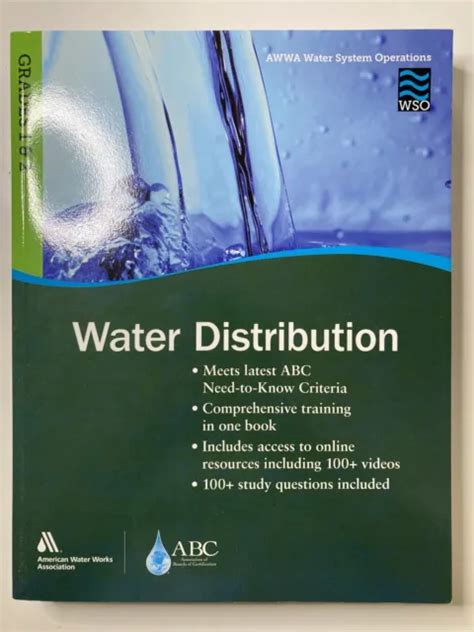 Read Wso Water Distribution Grades 1  2 By Awwa