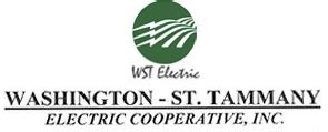 Wst electric. WSTE. Proudly Serving The Tri-Parish Area. Pay Your Bill. Outages & Updates. Start, Stop or Transfer Service. Washington-St. Tammany Electric Cooperative, Inc. serves the areas of Washington, St. Tammany and … 