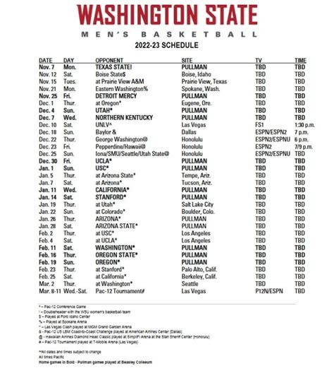 Wsu men's basketball schedule. Things To Know About Wsu men's basketball schedule. 
