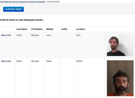 Wv mugshots inmate search.  This online resource provides an efficient...